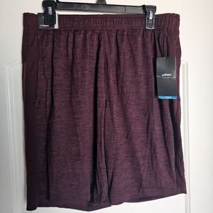 Men's Maroon Shorts Unipro 9 Inch Inseam Large